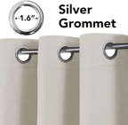 H.VERSAILTEX Blackout Room Darkening Thermal Insulated Grommet Window Curtains - Image 4