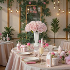 2 Bouquet 10Heads Artificial Fake Peony Flowers Silk Faux Flower for Home Office Party Wedding Decorations - Image 5