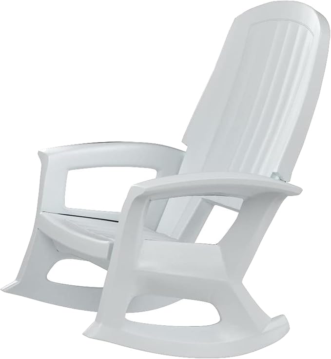 Semco Rockaway Heavy-Duty Outdoor Rocking Chair w/Low Maintenance All-Weather - Image 4