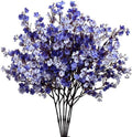 Mandy's 6 Bundles Artificial Shades of Blue Baby’s Breath Flowers by Mandys
