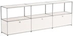 Modern Storage Cabinet White G Versatile Free-Standing Organizer by ARVORAHome