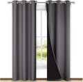 NICETOWN Room Warming Blackout Curtains 80 inches Long, Full Light Blocking by NICETOWN