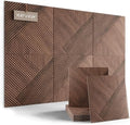 Fluxynara 6-Pack Large Felt Bulletin Board, Walnut Diamond by FLUXYNARA