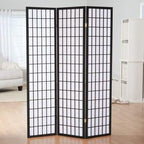 GTU Furniture Japanese Style 3 Panels Wood Shoji Room Divider Screen Oriental by GTUFurniture