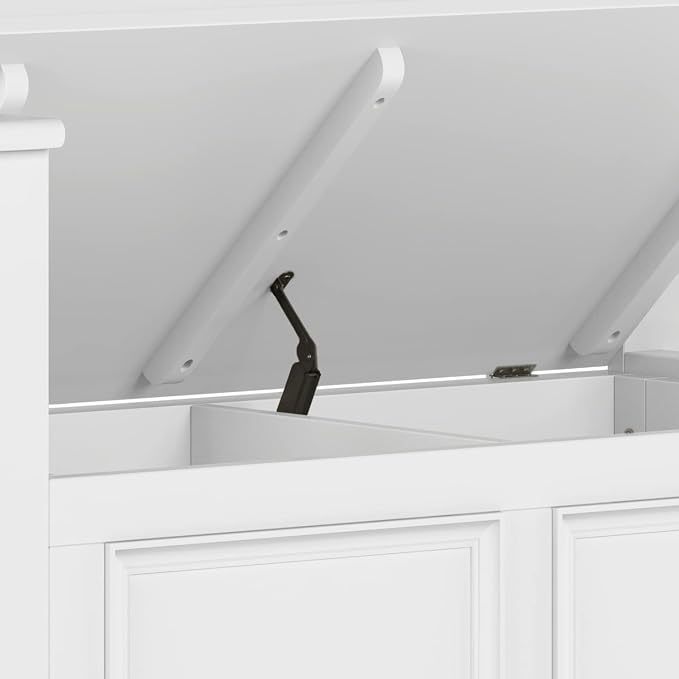 SIMPLIHOME Amherst Entryway Storage Bench - Image 9