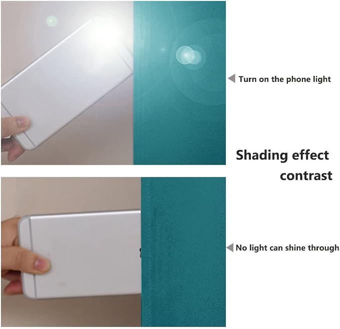 NICETOWN 100% Blackout Short Curtains - Image 2