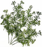 Artificial Plant Fake Boston Fern Stems, Faux Persian Flowers Stem Realistic Plants Plastic Greenery Bushes Ferns Shrubs for Home Decor Indoor Outdoor Garden Wedding Bouquet DIY Decoration - 5 Pack by CATTREE
