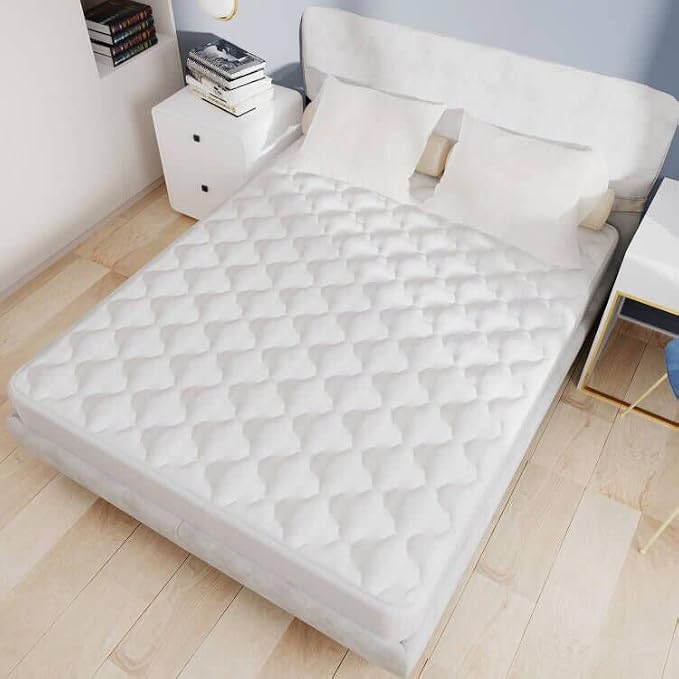 2 Pack Full Mattress Pad Waterproof Mattress Protector, Quilted Full Size - Image 5