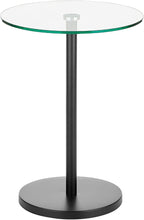 mDesign Glass Top Side/End Drink Table - Image 7