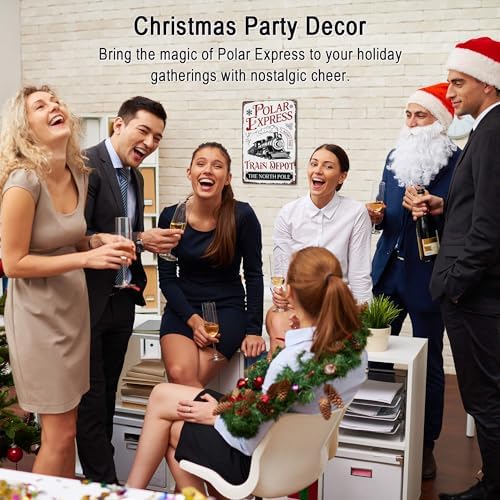 Polar Express Party Christmas Decorations Train Decor Sign - Image 5
