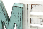 MyGift Rustic Multicolored Solid Wood HOME Cut Out Word Sign, Kitchen Framhouse Frestanding Decor, Mantel, Above Cabinet Decor - Image 7