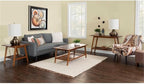 Linon Samantha Mid-Century Modern Living Room Wood Single Shelf End Table in - Image 7
