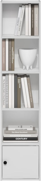Furinno LUDER Book Shelf, 5-Tier Modern Bookshelf, Bookcase - Image 5