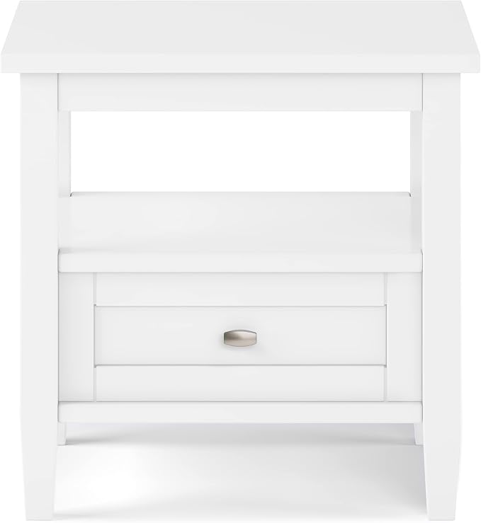 SIMPLIHOME Warm Shaker Solid Wood 20 inch Wide Transitional-Style End Tables in - Image 2