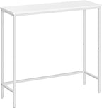 HOOBRO Narrow Console Table, 29.5" Small Entryway Table, Thin Sofa Table by HOOBRO