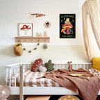 Funny Frog Mushroom Decor Metal Sign: Cute Cottagecore & Forest Decor for Bathroom, Kitchen, Bedroom, and Home (3029) - Image 2