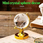 Mini Crystal Sphere, Glass Globe Decorative Ornament for Desk - Image 4