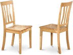 East West Furniture ANC-OAK-W Antique Dining Room Chairs by EastWestFurniture