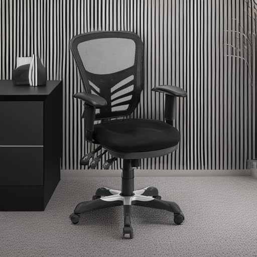 Flash Furniture Nicholas Mid-Back Swivel Desk Chair - Image 6