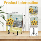 Spring Decorations for Rustic Farmhouse Decor, Motivational And Inspirational Desk Decor for Housewarming Gifts, Butterfly Decorations For Home Kitchen Bathroom (A02) - Image 2