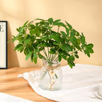 Kimura's Cabin Artificial Plants with Vase Real Touch Green Plant in Vase - Image 4