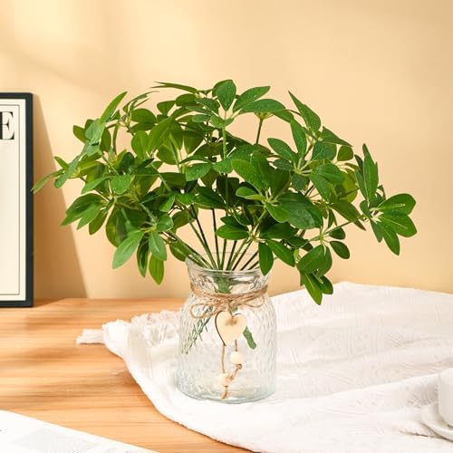 Kimura's Cabin Artificial Plants with Vase Real Touch Green Plant in Vase - Image 4