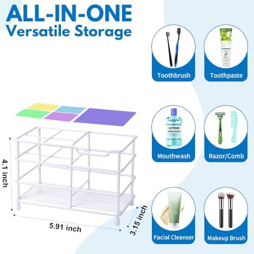 Electric Toothbrush Holders for Bathrooms 304 Stainless Steel Quick Drying - Image 3