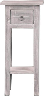 Sunset Trading Shabby Chic Cottage Accent Table, Stonewall Gray - Image 4