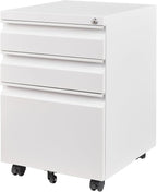 Letaya 3 Drawer Mobile File Cabinet by LetayaMetalCabinets