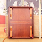 Multifunctional Korean Wooden Coffee Table, Square Folding Dining Table - Image 2
