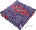 Mandala Floor Pillow Cover Meditation Cushion Seating Throw Hippie Round - Image 5