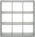 Furinno Cubicle Open Back Decorative Cube Storage Organizer, Light Grey - Image 11