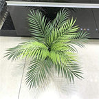 SzJias 12 Pcs Artificial Palm Leaves Palm Branches Plants Tropical Greenery Plant for Leaves Hawaiian Jungle Party for Decorations - Image 2