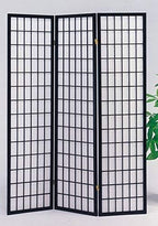 GTU Furniture Japanese Style 3 Panels Wood Shoji Room Divider Screen Oriental - Image 4