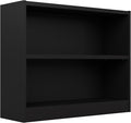 Bush Home Small 2 Shelf Bookcase, 2 Tier Bookshelf Storage Cabinet by BushBusinessFurniture
