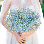 N&T NIETING Babys Breath Artificial Flowers Bulk, 15Pcs, Blue - Image 5