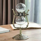 Hourglass Timer, 15 Minutes Hourglass Timer, Hourglass Desk Decor，Embossed - Image 7