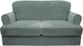 CUCRAF Cushion Sofa Cover 3 Piece Slipcovers, Soft Thick Velvet Couch Cover by CUCRAF