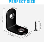 Vicuna R 40PCS L Brace, Stainless Steel Corner Brace, Metal Right Angle Bracket - Image 6