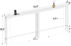 ELYKEN 2 Pack 5.9" Narrow Console Sofa Table - Image 3