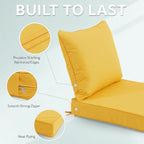 24x24 Inch Outdoor Chair Cushions Set of 2, Patio Furniture Cushions - Image 6