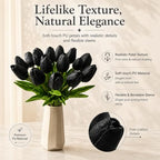 Mandy's 20pcs Artificial Black Tulips - Image 2