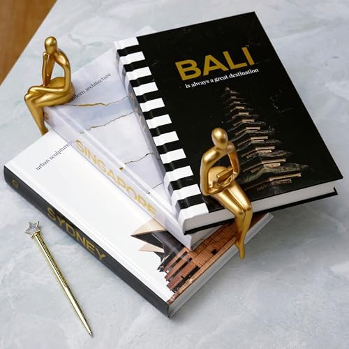 Decorative Books for Home Decor - Black and Gold Foiled Decor Books for Coffee Table - Decorative Hardcover Display Faux Books for Bookshelf – Fashion Designer Books Decor Set of 3 - Image 6