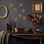 8 Piece Vintage Swallow Wall Decor, 4.7 Inch 3D Resin Bird Art Sculptures - Image 4