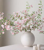Fake Flowers, 3 Pcs Artificial Flowers Greenery Stems Faux Greenery Stems Branches for Vases Realistic Silk Real Touch Spring Greenery Stems Bulk Bedroom Office Wedding Table Summer Home Decor by HyeFloraartificialflowers