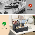 Hair Tool Organizer Wall Mounted, Hair Dryer Holder, Bathroom Countertop Organizer for Bathroom Accessories, Blow Dryer Organizer for Curling Iron, Hair Styling Tools, Vanity Organizer for Makeup - Image 5