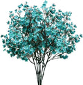Mandy's 15 Bundles Artificial Teal Baby’s Breath Flowers by Mandys