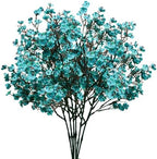 Mandy's 15 Bundles Artificial Teal Baby’s Breath Flowers by Mandys