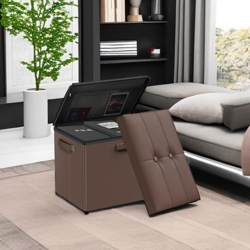 DocSafe Storage Ottoman Foot Rest Stool - Image 2