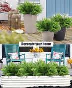 RECUTMS Artificial Boston Ferns,12 Bundles Faux Greenery Ferns - Image 6